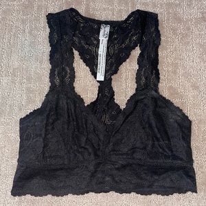 Free People Intimately black bralette size S